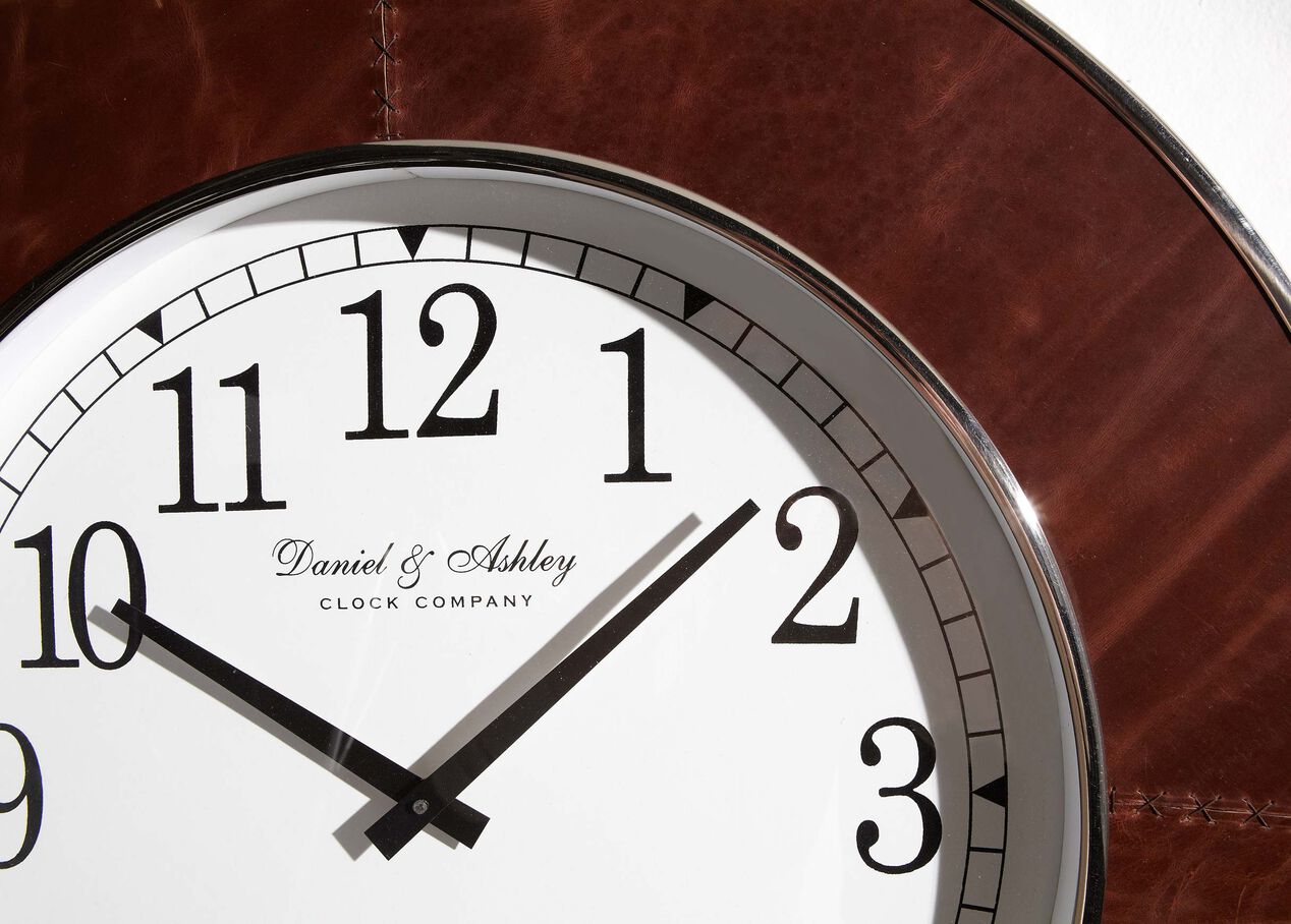 Leather Wall Clock CLOCKS
